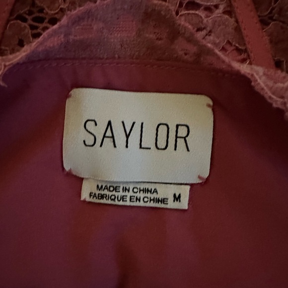 SAYLOR Uri Dress in Raspberry - Picture 5 of 6